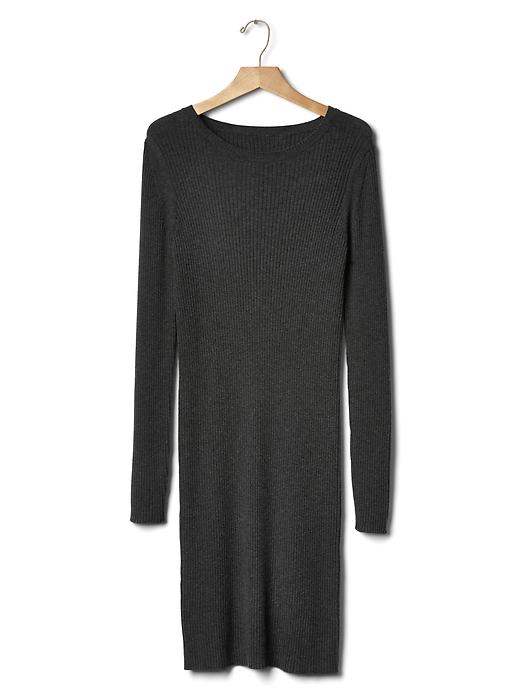 Image number 6 showing, Ribbed long sleeve dress