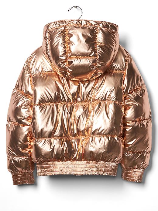 Image number 2 showing, Rose gold puffer