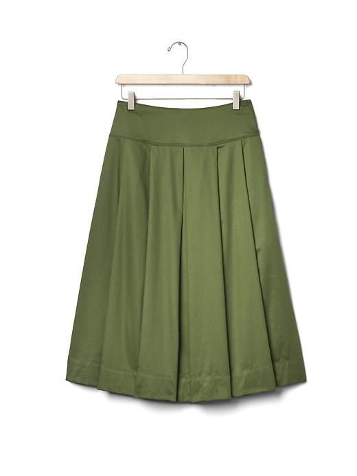 Image number 6 showing, Pleated A-line midi skirt