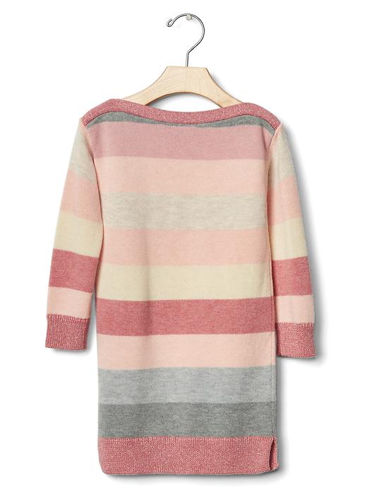 Image number 2 showing, Pastel stripes sweater dress