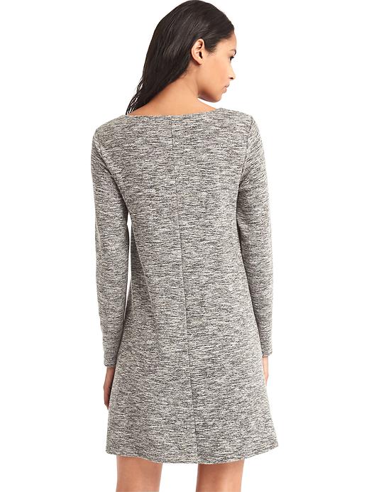 Image number 2 showing, A-line zip long sleeve dress