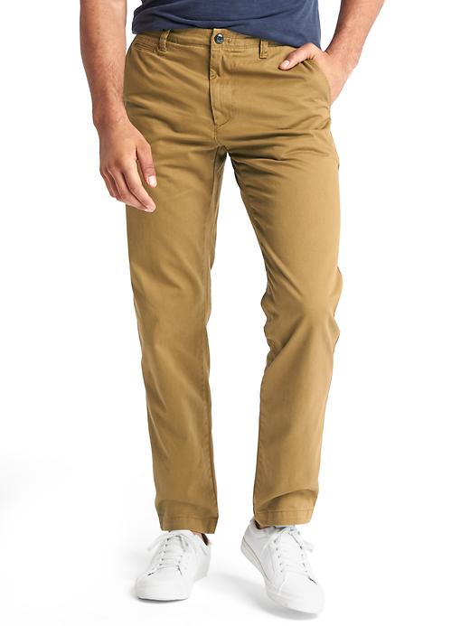 View large product image 1 of 1. Vintage Wash Khakis in Straight Fit