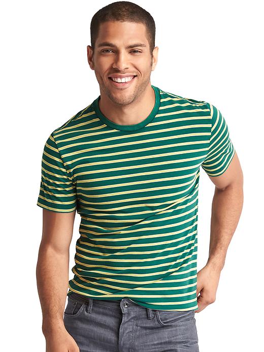 Image number 7 showing, Vintage wash small stripe tee