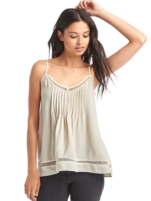 View large product image 1 of 1. Soft mesh-panel cami