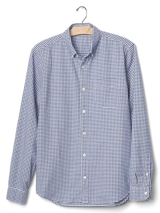 Image number 6 showing, Oxford micro gingham slim fit shirt
