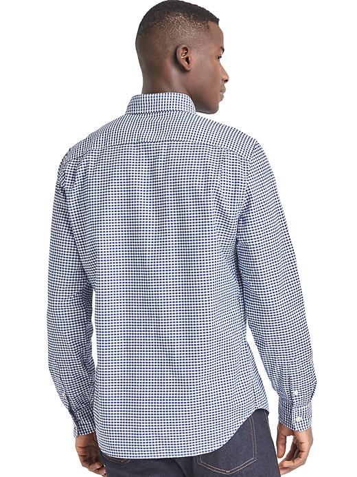 Image number 2 showing, Oxford micro gingham slim fit shirt