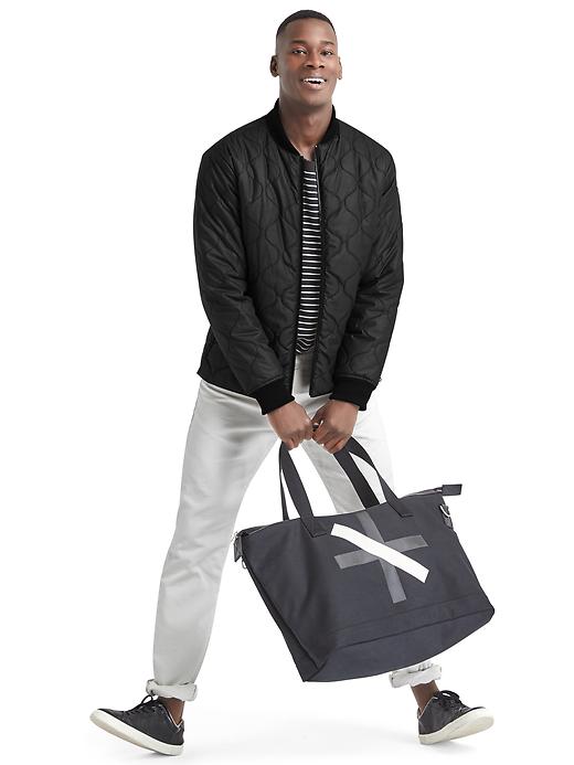 Image number 5 showing, Gap x GQ Saturdays New York City quilted bomber jacket