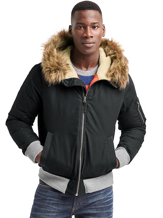 Image number 8 showing, ColdControl Max hooded bomber jacket