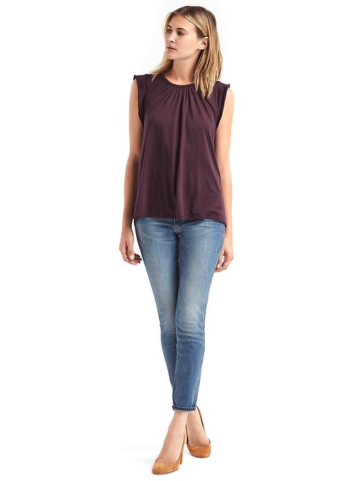 Image number 3 showing, Soft cap sleeve top