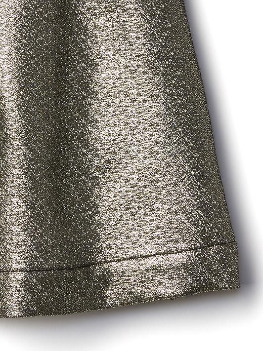 Image number 3 showing, Metallic jacquard flippy skirt