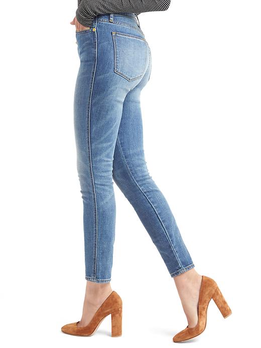 Image number 5 showing, High rise true skinny jeans