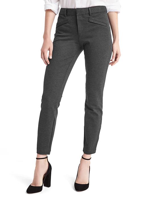 Image number 8 showing, Double-knit skinny ankle pants