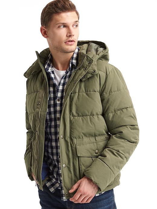 Image number 8 showing, ColdControl Max heavyweight hooded puffer coat