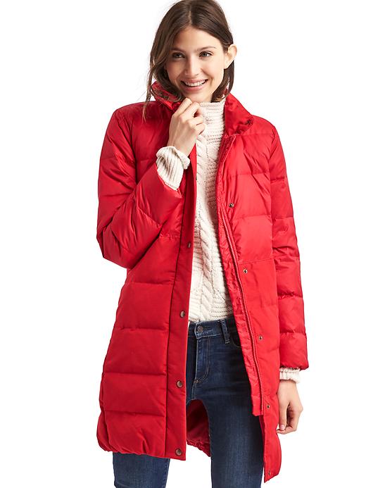 View large product image 1 of 1. Long down puffer coat