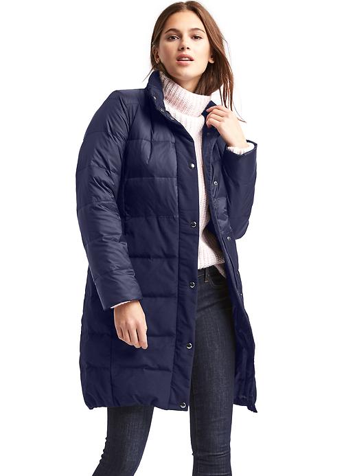 Image number 7 showing, Long down puffer coat