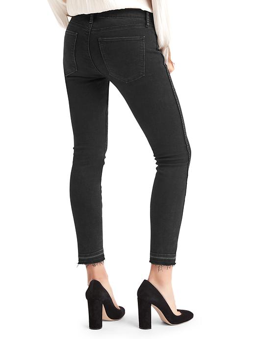 Image number 2 showing, Mid rise twist-seam true skinny ankle jeans