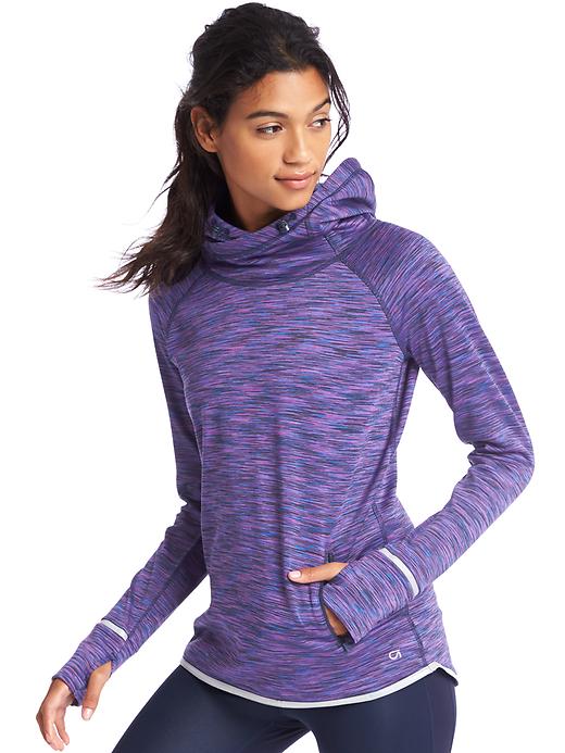 View large product image 1 of 1. Orbital fleece spacedye pullover hoodie