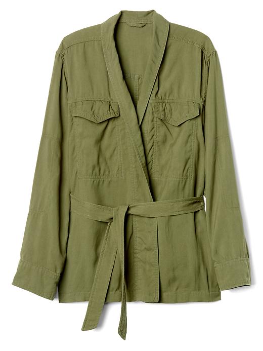 Image number 6 showing, TENCEL&#153 utility wrap jacket
