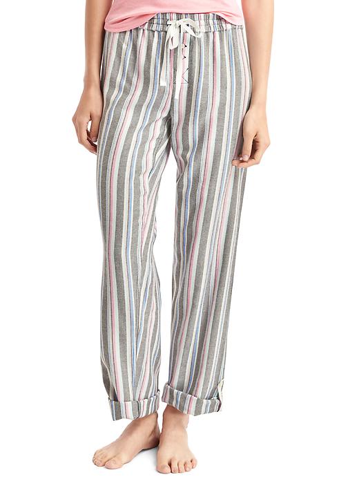 Image number 5 showing, Flannel roll-up sleep pants