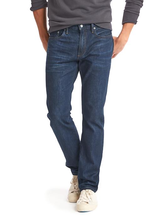 Image number 1 showing, ORIGINAL 1969 brushed back slim fit jeans