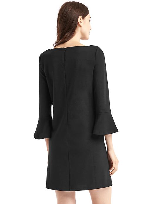 Image number 2 showing, Three-quarter bell sleeve sheath dress
