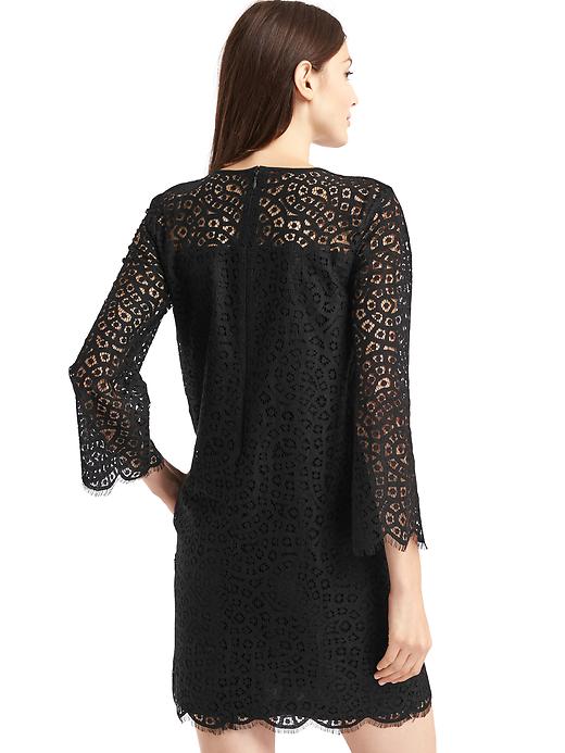 Image number 2 showing, Crochet lace shift dress
