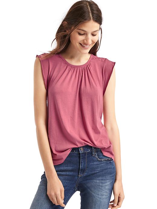 Image number 10 showing, Soft cap sleeve top