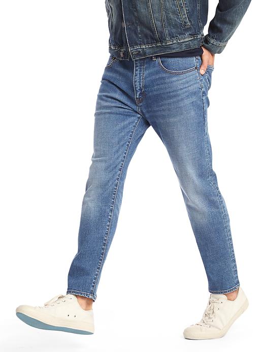 Image number 5 showing, STRETCH 1969 slim fit ankle wader jeans