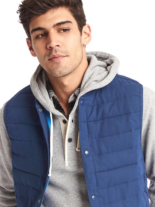 Image number 5 showing, ColdControl Lite canvas puffer vest