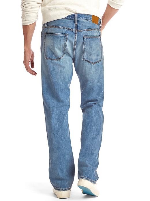 Image number 2 showing, Brushed back standard fit jeans