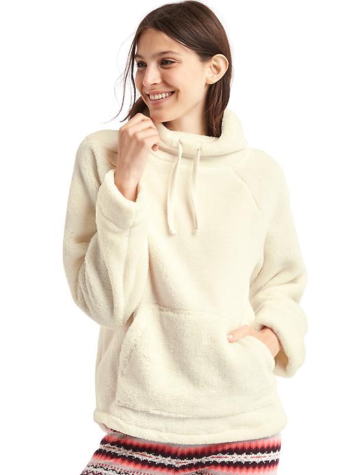 Image number 1 showing, Sherpa funnel neck pullover