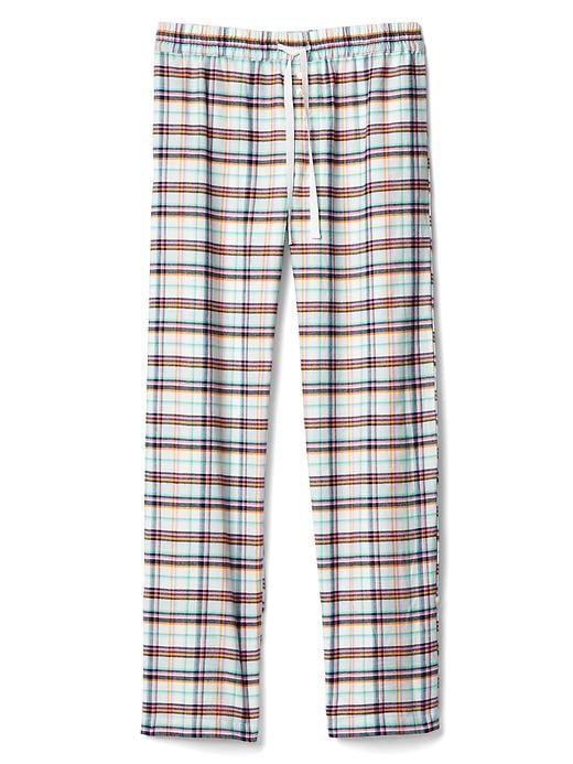 Image number 2 showing, Flannel roll-up sleep pants