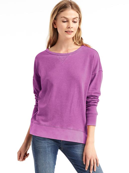Image number 8 showing, Slouchy pullover sweatshirt
