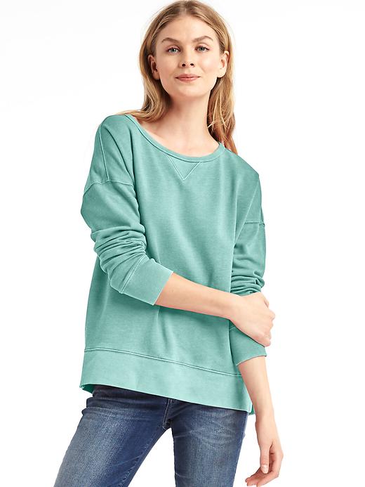 View large product image 1 of 1. Slouchy pullover sweatshirt