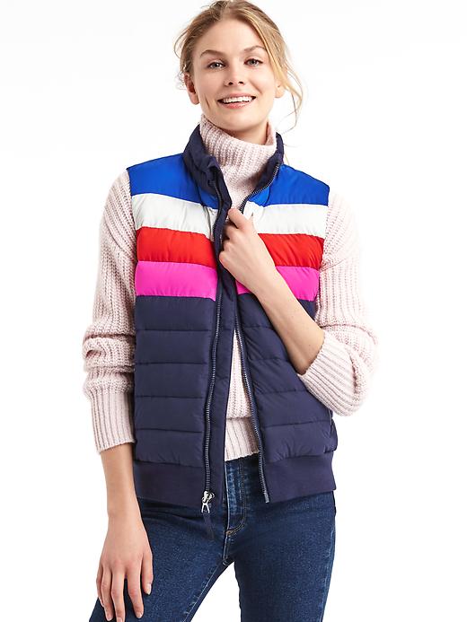 Image number 7 showing, ColdControl Max colorblock puffer vest