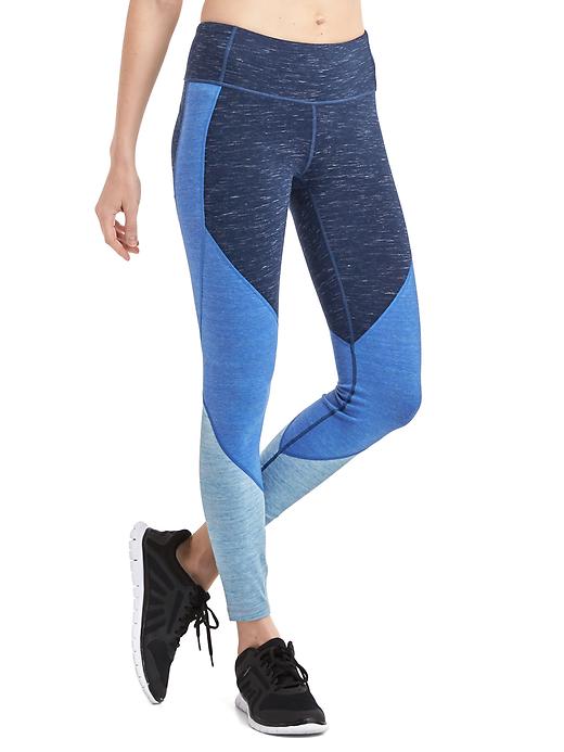 Image number 1 showing, gFast performance cotton colorblock leggings
