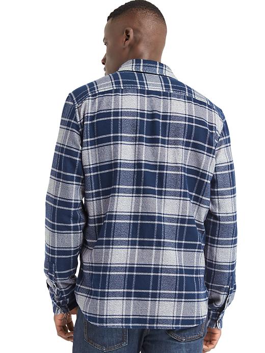 Image number 2 showing, Jaspe plaid standard fit shirt