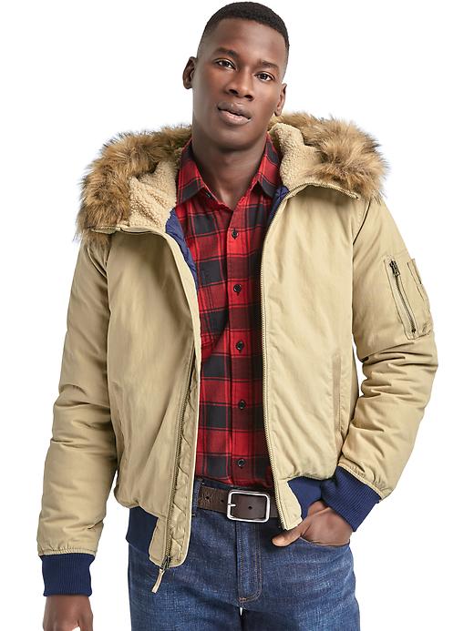 Image number 9 showing, ColdControl Max hooded bomber jacket