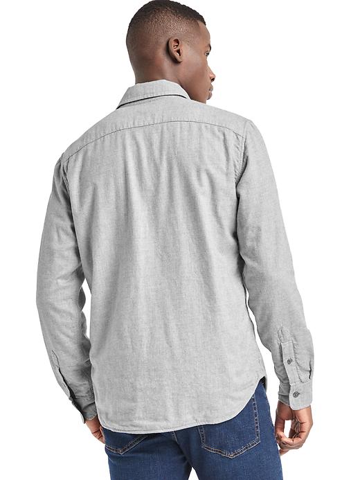 Image number 2 showing, Brushed flannel shirt jacket