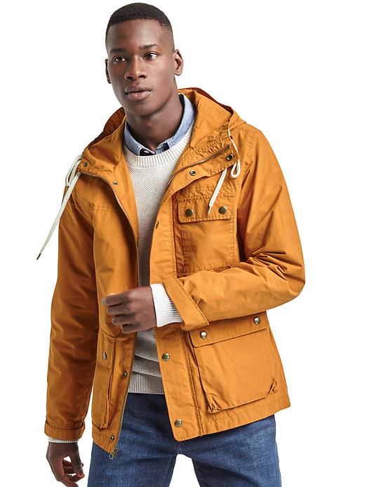 Image number 8 showing, Water-resistant hooded parka