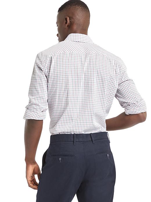 Image number 2 showing, Wrinkle-resistant tattersall standard fit shirt