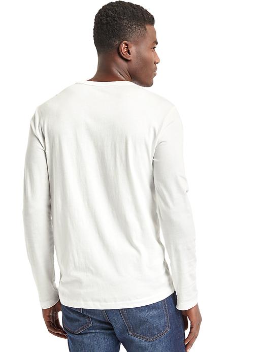 Image number 2 showing, Difficult graphic long sleeve pocket tee