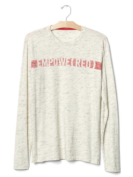 Image number 6 showing, Gap x (RED) long sleeve tee