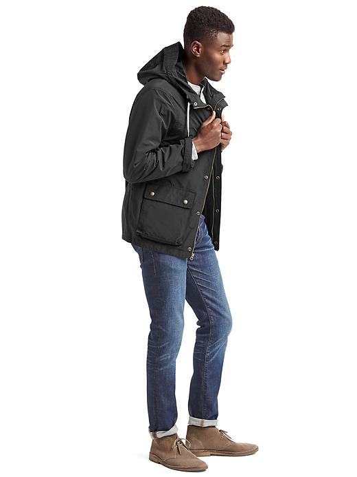 Image number 3 showing, Water-resistant hooded parka