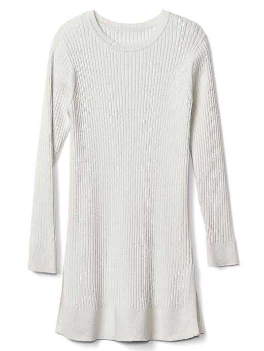 Image number 1 showing, Shimmer ribbed sweater tunic