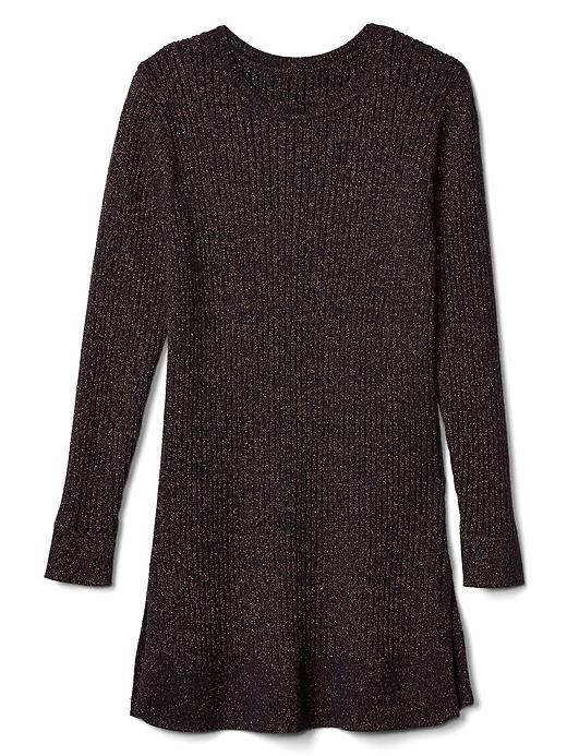 Image number 5 showing, Shimmer ribbed sweater tunic