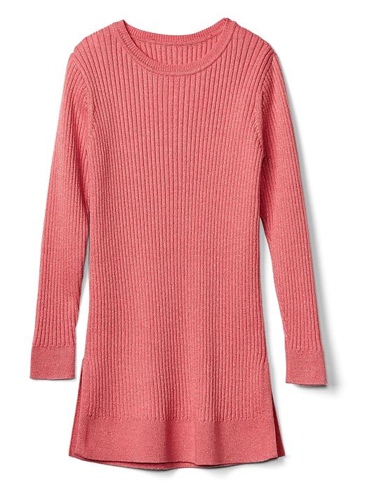 Image number 6 showing, Shimmer ribbed sweater tunic