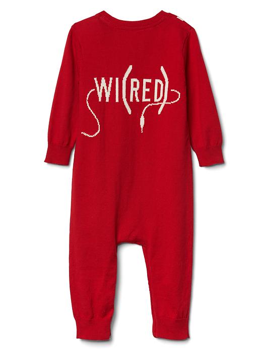 Image number 2 showing, babyGap x (RED) sweater one-piece