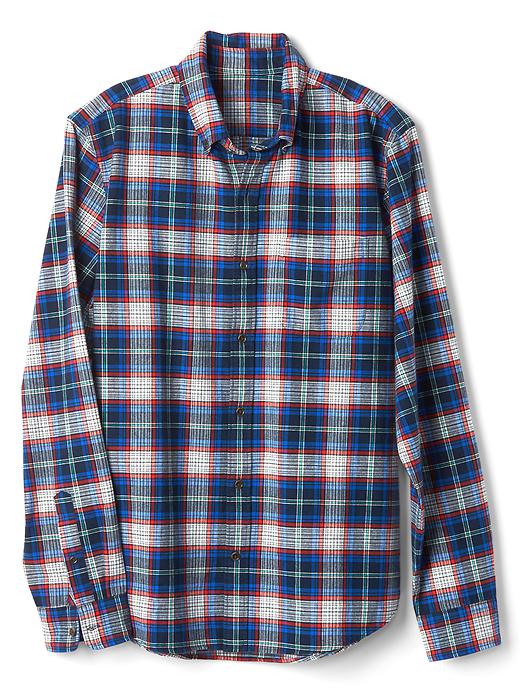 Image number 6 showing, Flannel multi-plaid standard fit shirt