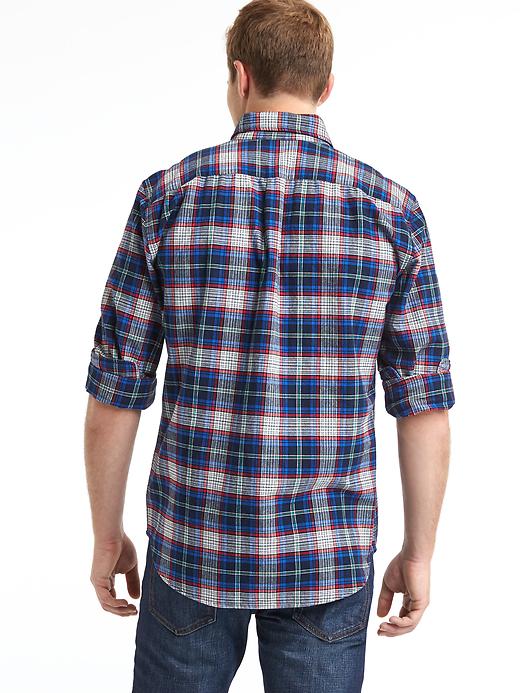 Image number 2 showing, Flannel multi-plaid standard fit shirt